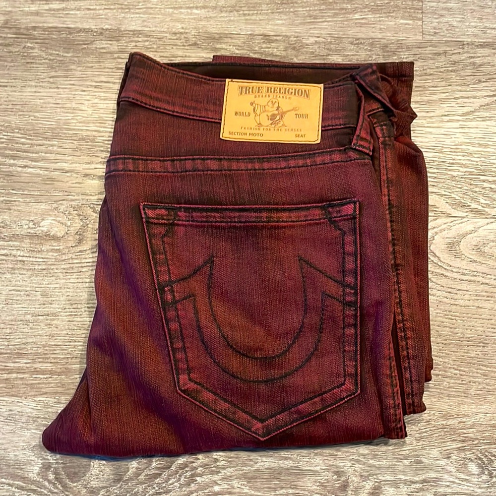 True religion moto style skinny/slim fit jeans W36